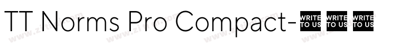 TT Norms Pro Compact字体转换